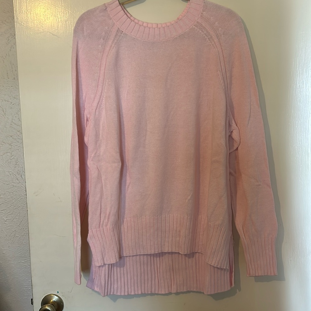 Pink crotchet sweater